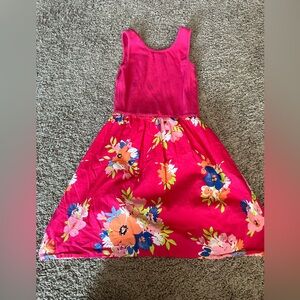 Gap Girls  flower print dress sz Medium (8/9)